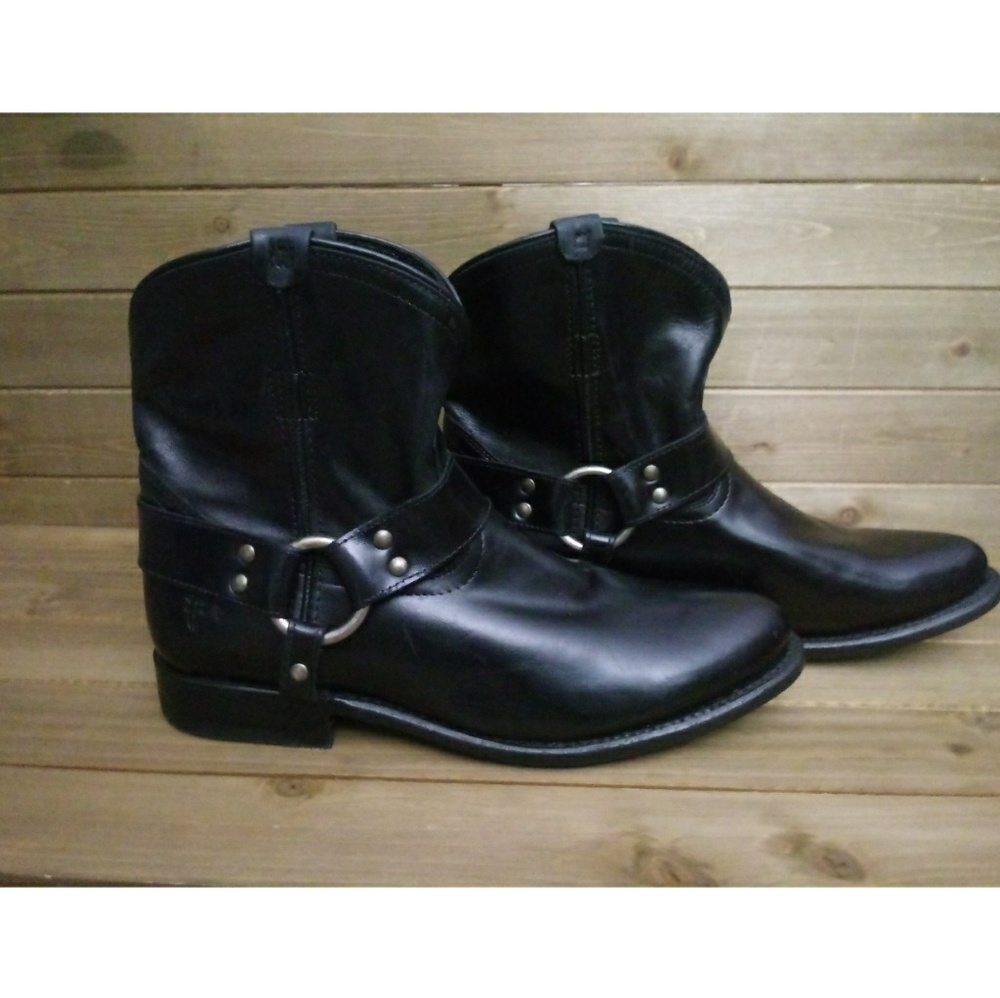 FRYE WYATT HARNESS BOOTS